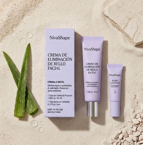 NivaShape™ Crema de Eliminación de Vello Facial y Suero Calmante