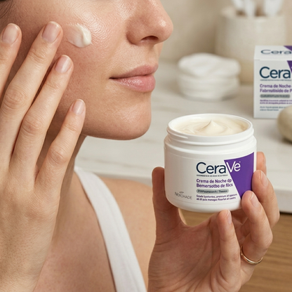 CeraVe & NivaShape: Crema de Noche de Renovación de Piel